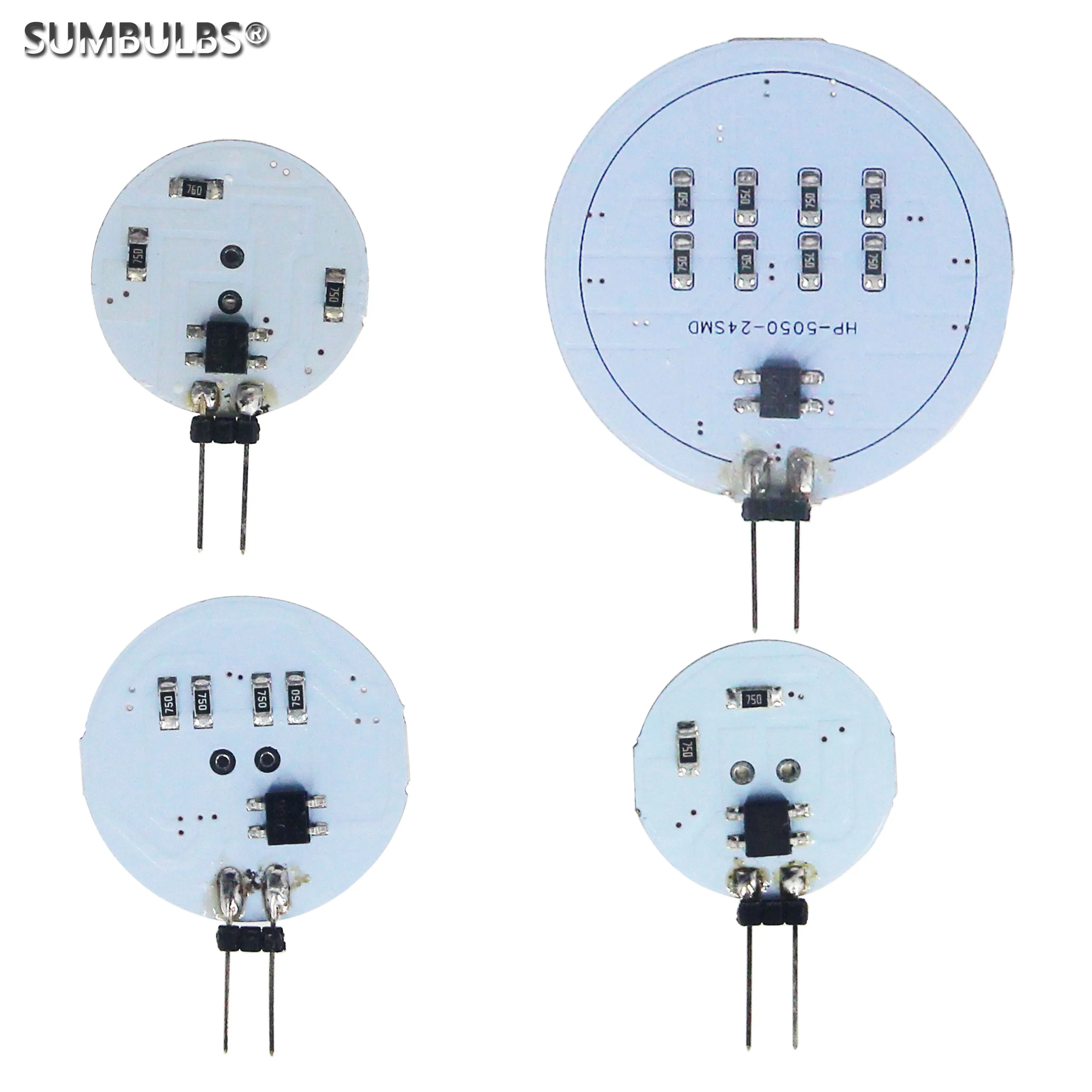 G4 소켓 5050 SMD Led 전구 DC 12V 할로겐 바이핀 램프 교체 LED 전구 1.2W 1.8W 2.4W 4.8W 따뜻한 차가운 Led 조명