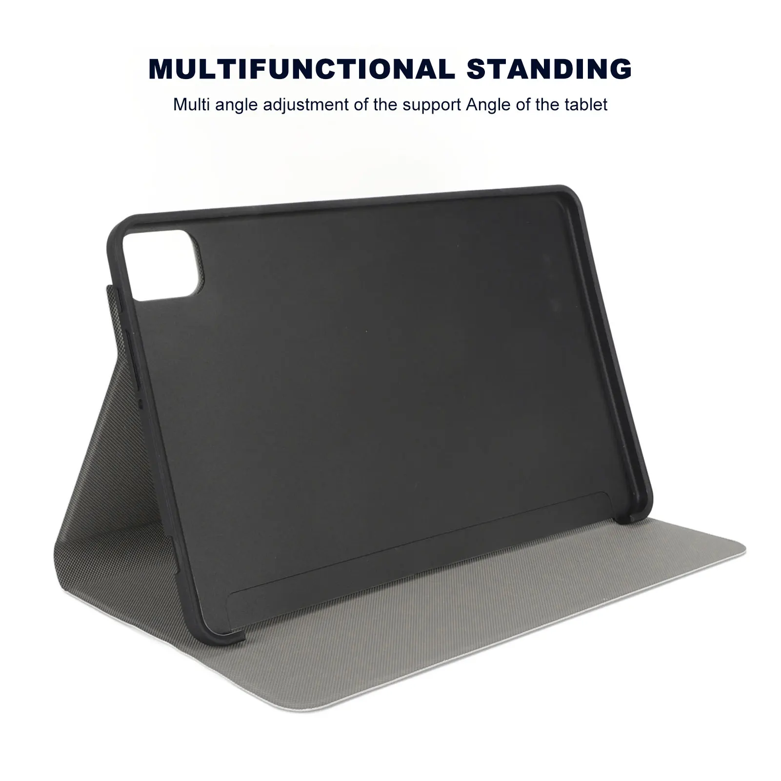 Premium PU Leather Protective Tablet Case with Stand Function and Precise Cutouts