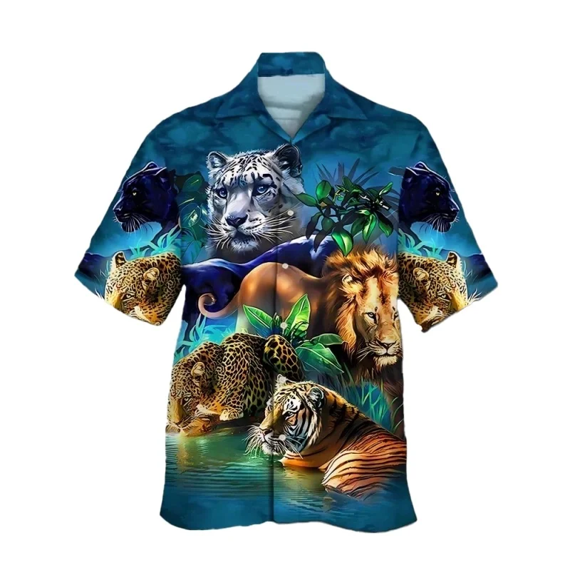 חולצת הוואייתית: מודפסת עם שרוולים קצרים, מהירה לייבוש, מתאימה לחוף, למסיבות ולחגים