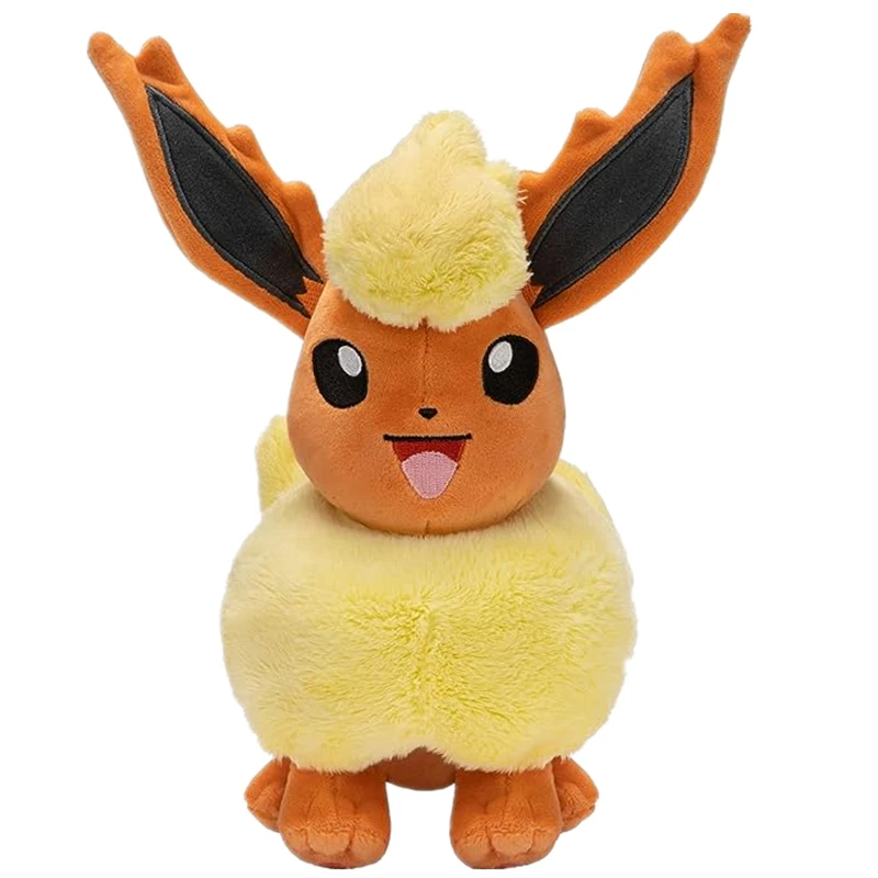 2023 New Pokemon Eevee Evolution Flarreon Peluche Bambola Di Pezza Regalo Per Bambini