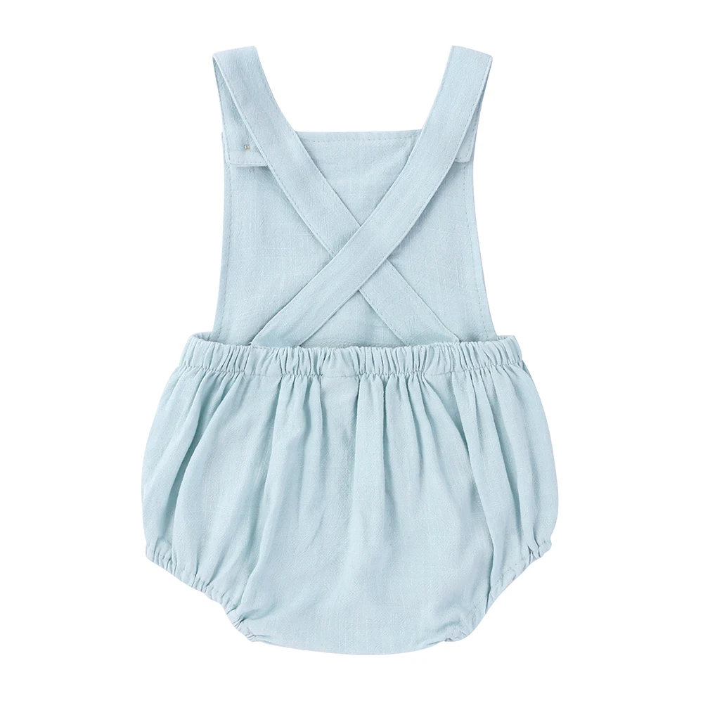 2026 Baby Mädchen Kleidung Säuglings Jungen Strampler Neugeborenen Solide Overall Kleinkind Body Sommer Outfits Für 3 M-24 M – Detail 4