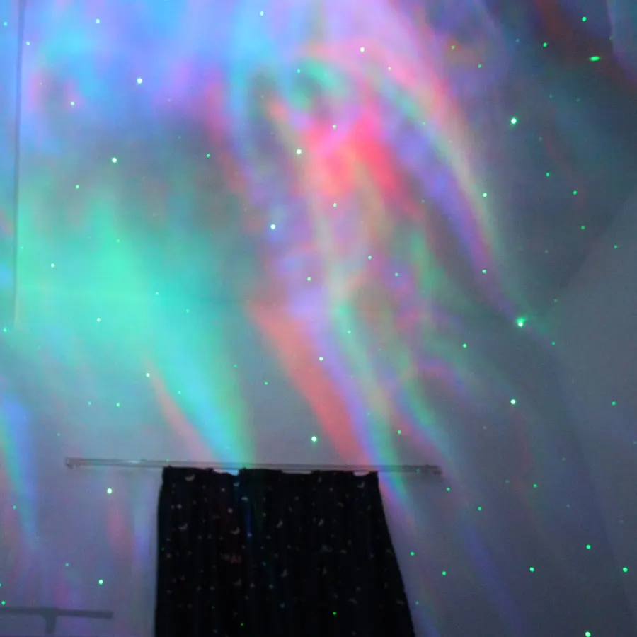 ESHINY Laser RGB LED Galaxy Aurora Luce notturna per bambini Bambini Stelle Cielo Proiettore Nebulosa Lampada a nuvola Lampada ad effetto X100N6 - Image 4