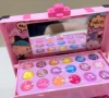 Kids Cosmetic Kit Toys Girls Real Makeup Kit Safe Non Toxic Princess Play Makeup Set Pretend Play Make Up Children Toys Gifts 2