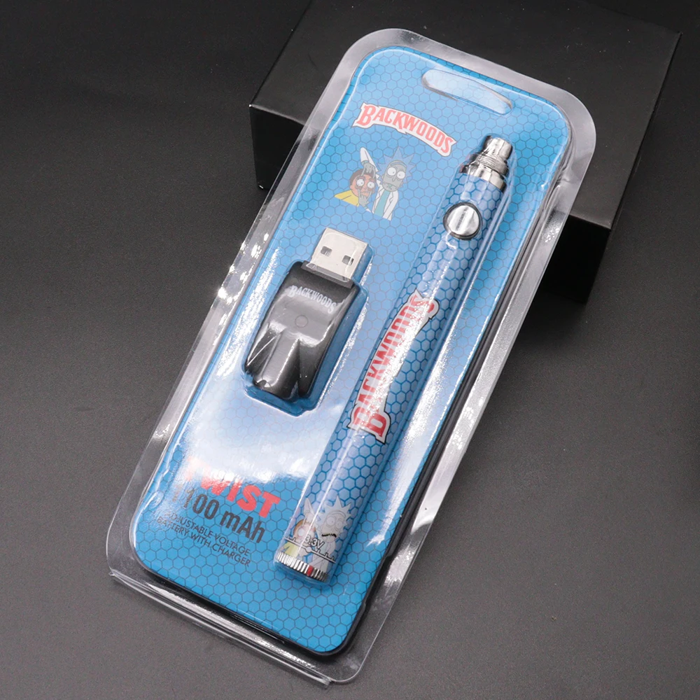 10 stücke Hinterwäldler Vorheizen Wendungen Batterie 1100mah Vorheizen Bottom Variable Spannung Batterie Vape stift für Wachs verdampfer dickes öl vape_S92c93811610b4eea87d2b53bb7da9e39u
