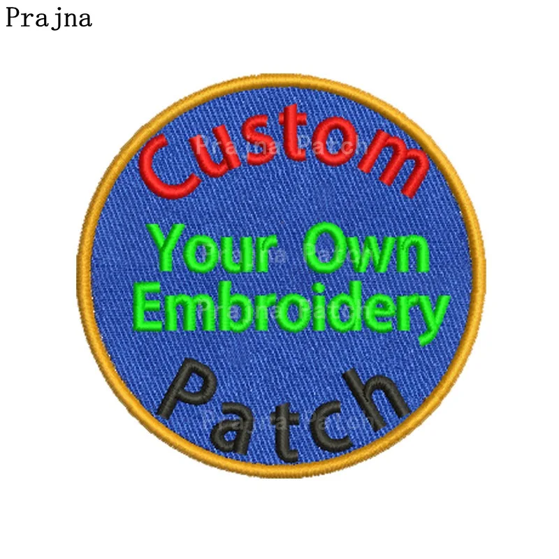 Custom Embroidery Iron On Patch Clothing Thermoadhesive Patches Design For Person Company Team Logo Patches Free Shipping 