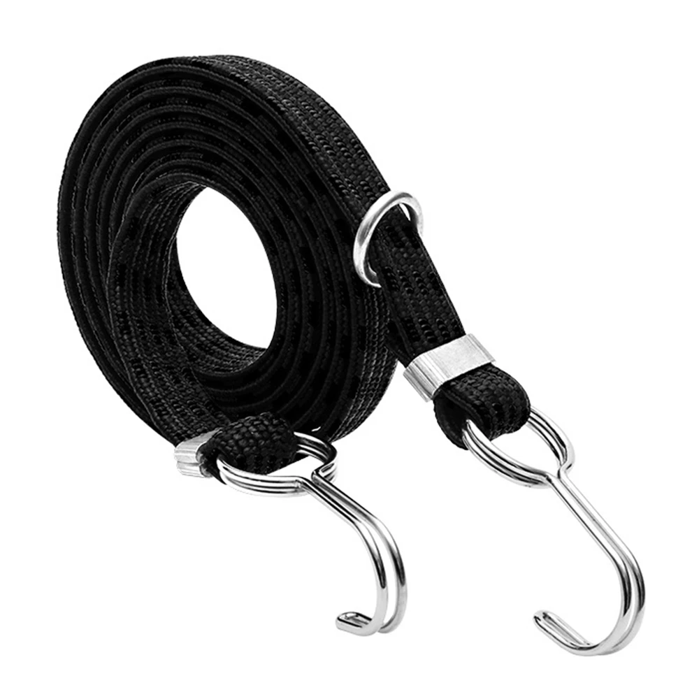 Bicycle Accessories Elastics Rubber Luggage Rope Cord Hooks Bikes Rope Bicycle Luggage Roof Rack Strap Fixed Band Hook 1PCS