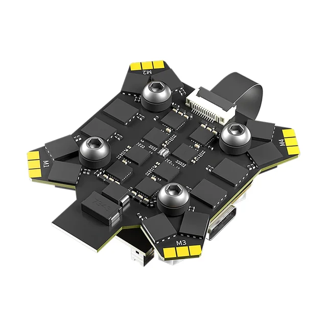 IFlight Borg 5S RX Stack Built-in ELRS 2.4GHz Receiver 12V BEC 16MB Black Box With Borg 60R BL32 ESC 3-8S Lipo for RC FPV Drone 3