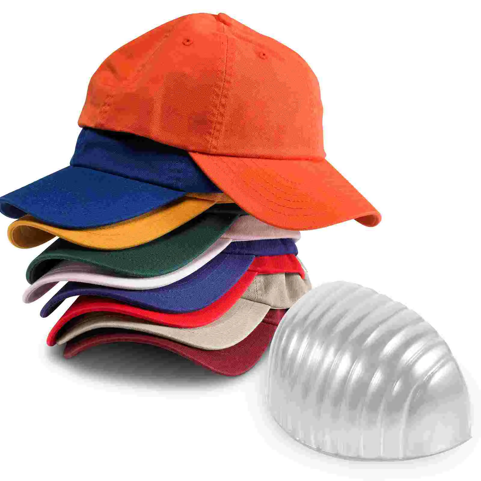 

Clear PVC Baseball Hat Holder Universal Caps Inner Support Peaked Caps Holder Sport Hat Inner Stands