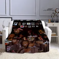 Hip -Hip Playboi Carti Printing blanket warm blanket flange blanket soft and comfortable blanket birthday gift 1