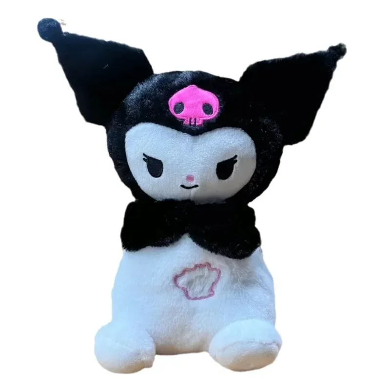 Sanrio Kuromi Breathing Plush Doll Cartoon Anime Character Can Make Sounds To Coax Baby To Sleep Soft Doll Ornaments Decoration