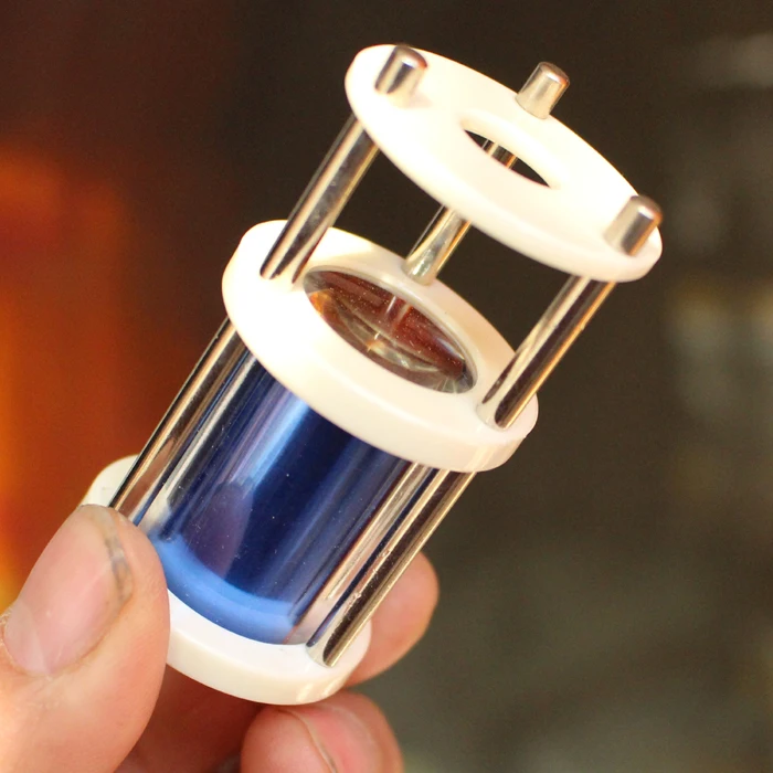 Gemstone Tool Eight Heart Eight Arrow Diamond Cutting Mirror High Definition Cutting Technology Two Color Paper Resin Tube