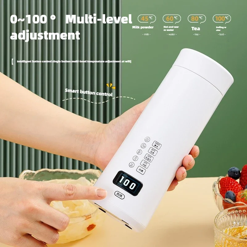 portable travel water cup constant temperature control electric cup can be stewed and closed to boil water electric water cup 2