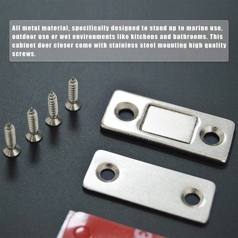 Cabinet Door Magnets Door Closer Magnetic Drawer Catch Heavy Duty Kitchen Magnets Closures Wardrobe Closet Closer