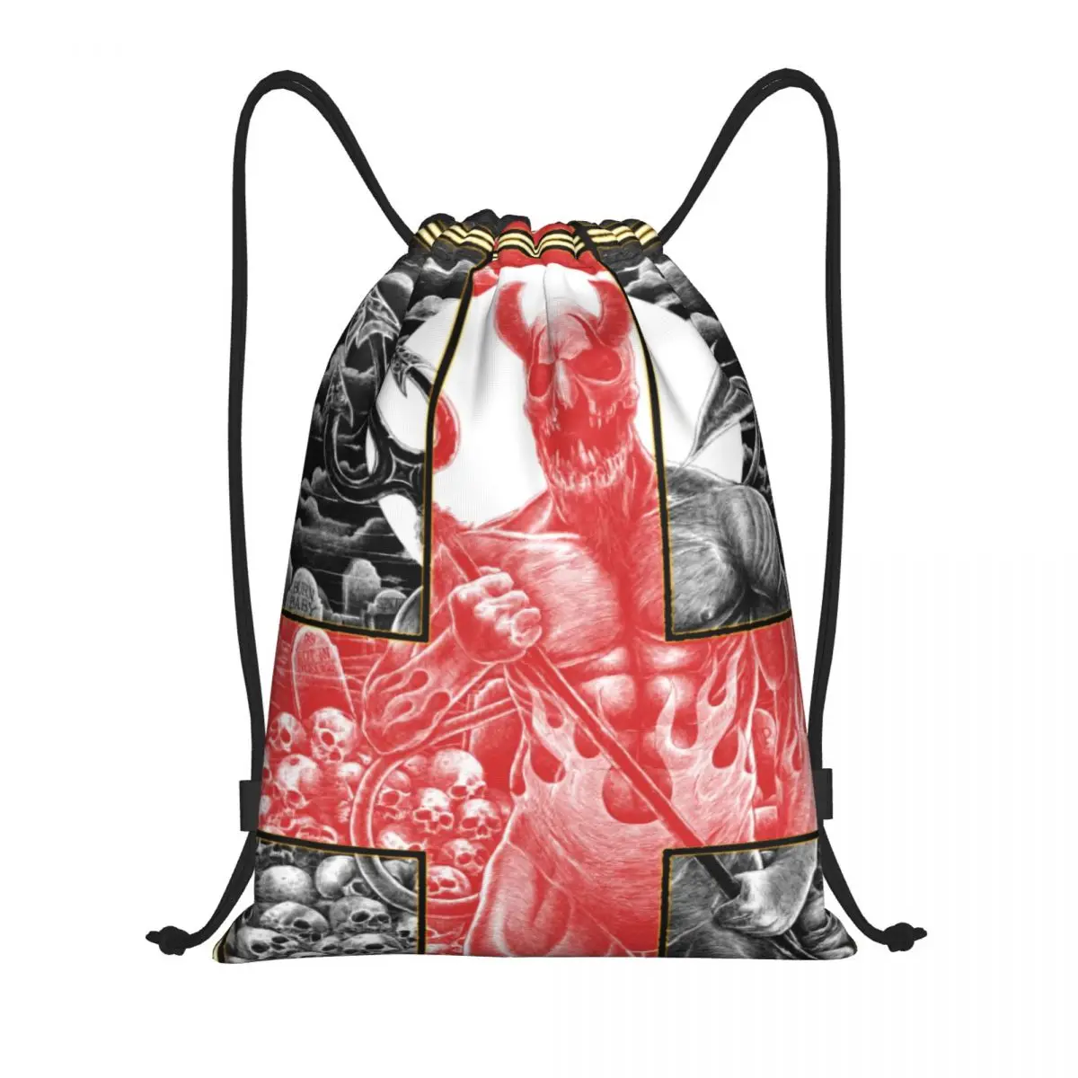 

Добро пожаловать Hell 13 Сумки на шнурке сумка для спортзала уникальный рюкзак забавная Новинка пехотная сумка прочная Современная