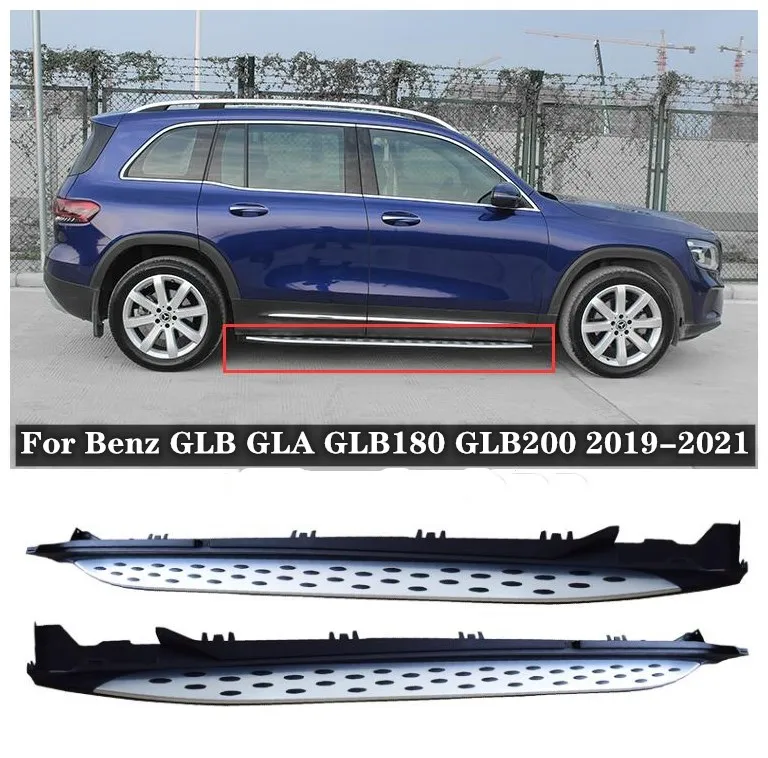 

For Mercedes- Benz GLA GLB GLB180 GLB200 2019 2020 2021 2022 High Quality Aluminum Alloy Running Boards Side Step Bar Pedals