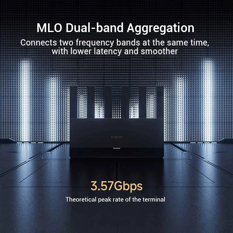 Xiaomi Router BE6500 WiFi 7 2.4GHz 5.0GHz Dual Band WiFi 7 512MB RAM Repeater 2.5G Port 6 Independent Signal Amplifiers Mesh wifi router
