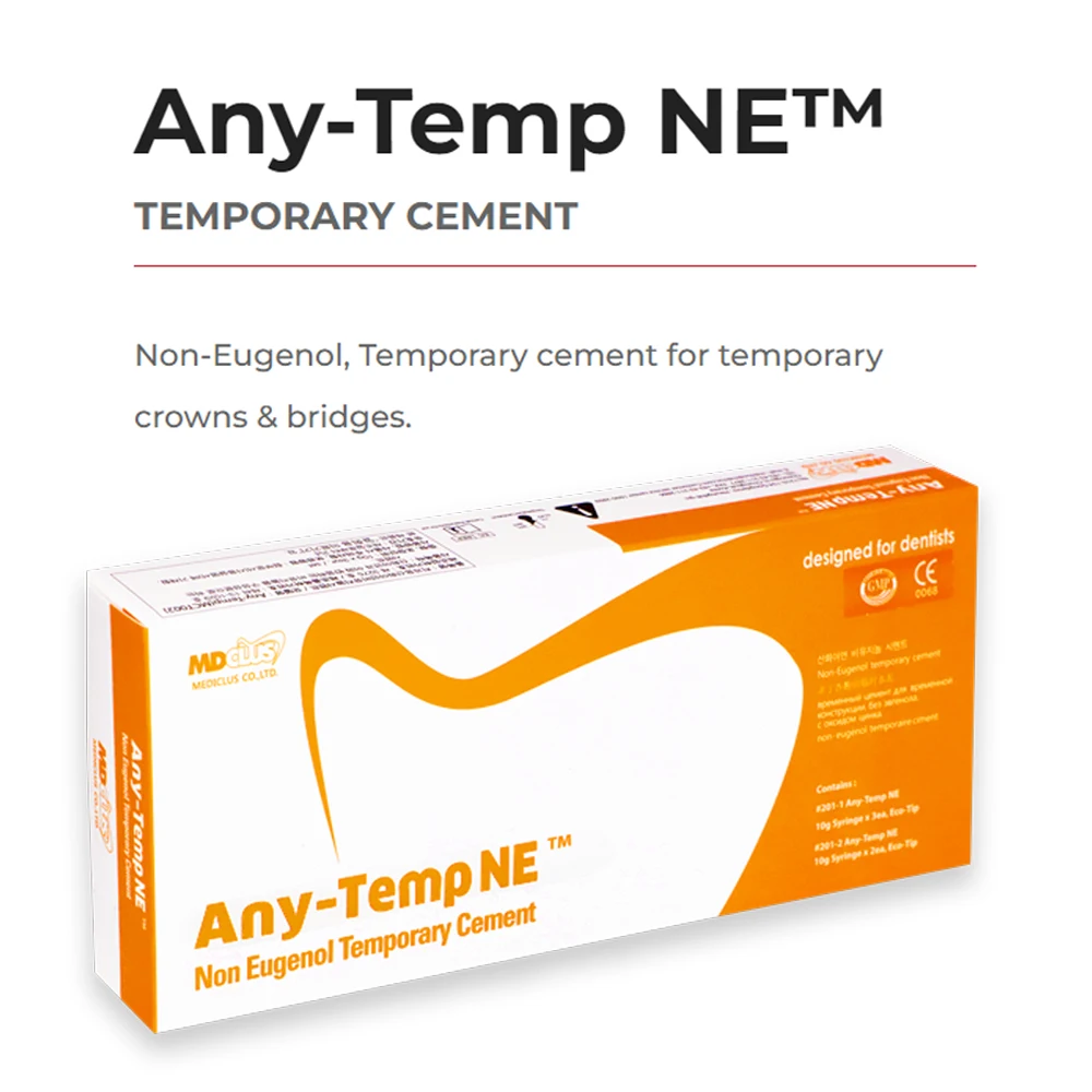 Dental Temporary Cement Anytemp Ne Korean Mediculs Non Eugenol Temp