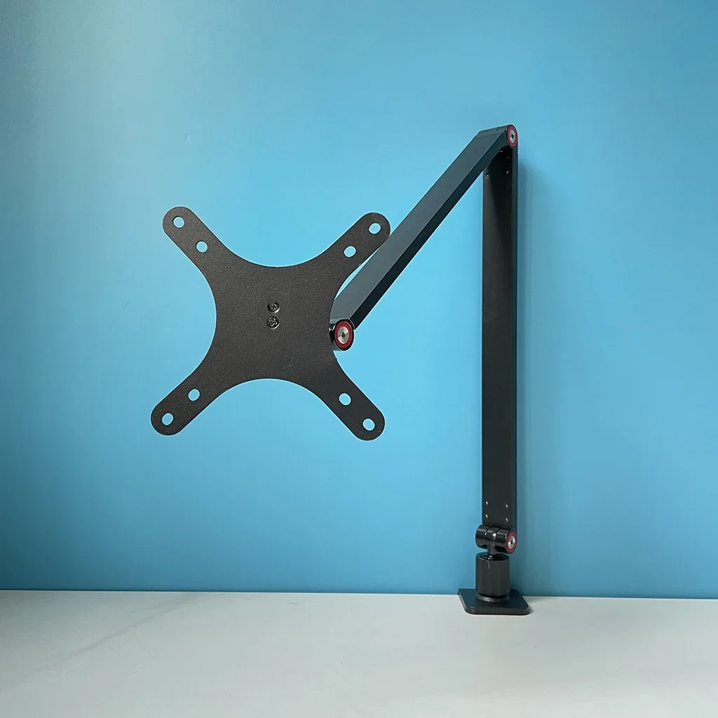 Alumínio Alloy Portable Monitor Holder Ajustável Desktop Riser Clamp Stand Vesa Adapter Fits 13 14 15.6 17.3 Polegada Display