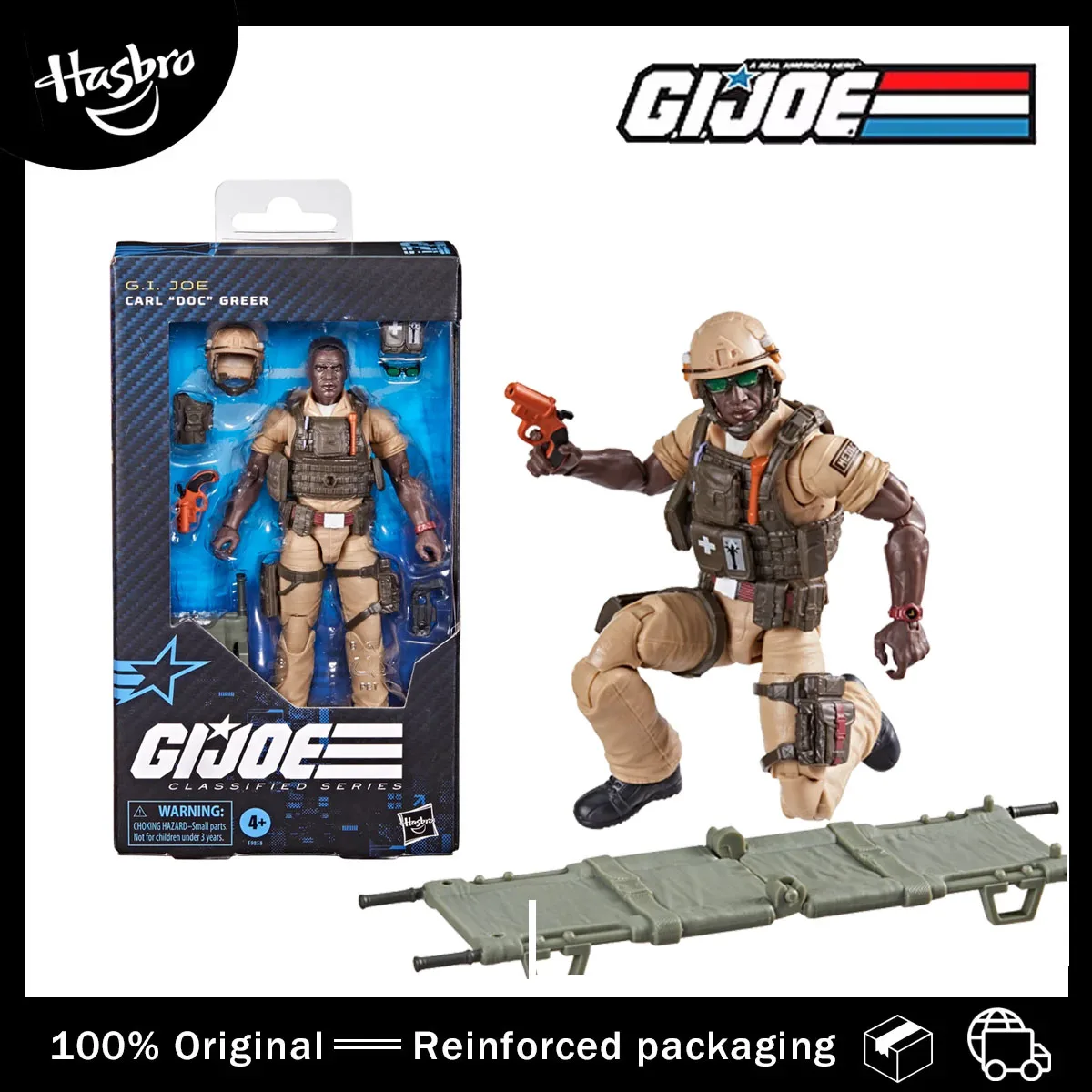 GI Joe Classified Series Carl Doc Greer figurine échelle 6 pouces