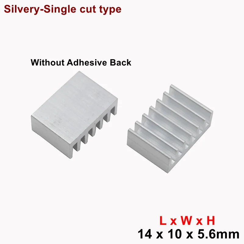 10-Pack Aluminum Heatsink Radiators for Enhanced Heat Dissipation