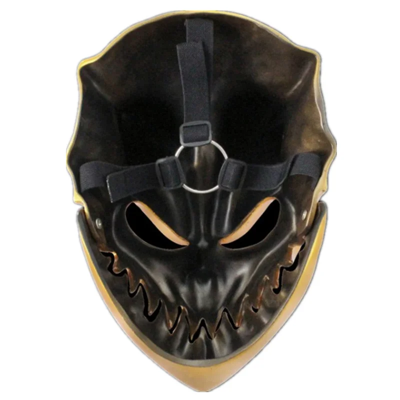 The Son of Darkness Mouth Movable Mask of The Russian Nuclear Death Band Mask Halloween Ball Role Play Horror Prop