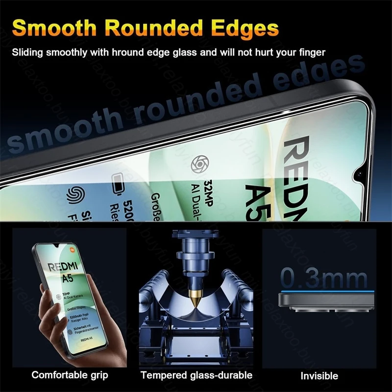 6-in-1 Tempered Glass Screen and Camera Lens Protector Set