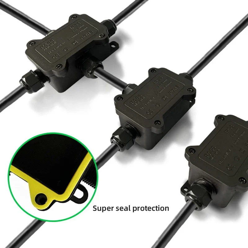 Description Picture 5 of itemIP68 Waterproof Junction Box with Terminal Outdoor 450V 3-10mm Branch Wiring Connector Street Lamp Designed for Buried Wires