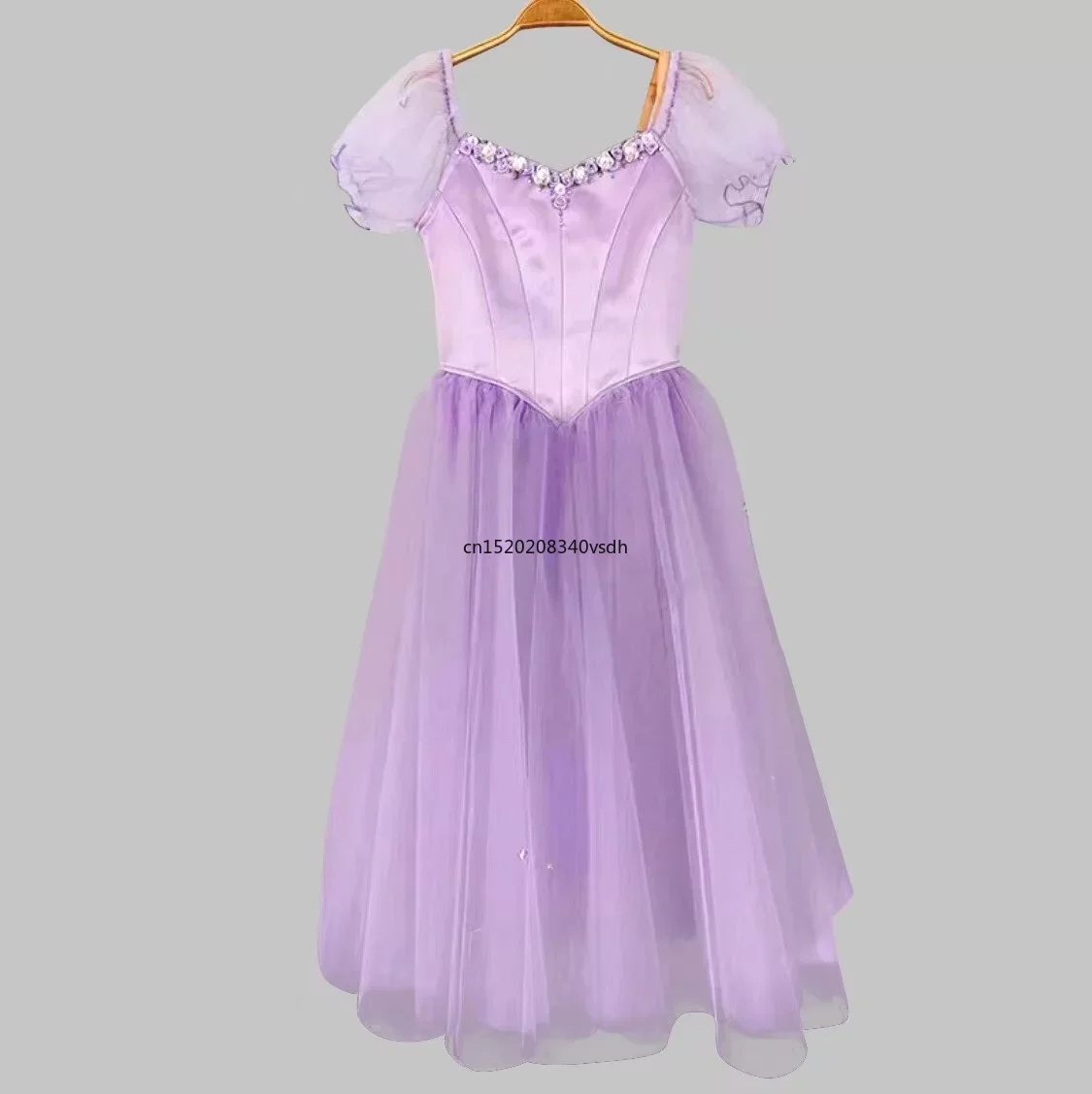 

Children Purple Fairy Professional Ballet Tutu Ballerina Pancake Platter Classical Performance Ballet Stage Costume Tutu Dress