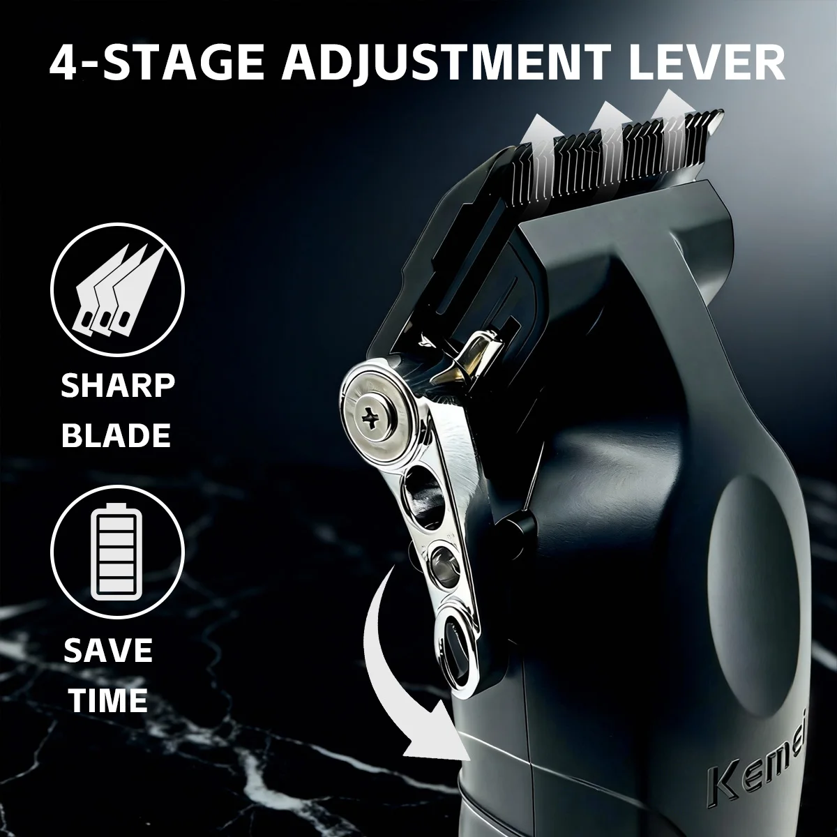 プロフェッショナル トリマ KM-2299 +KM 2296 Kemei KM-2299 プロフェッショナルバリカン男性用ヘアトリマーマシン剃