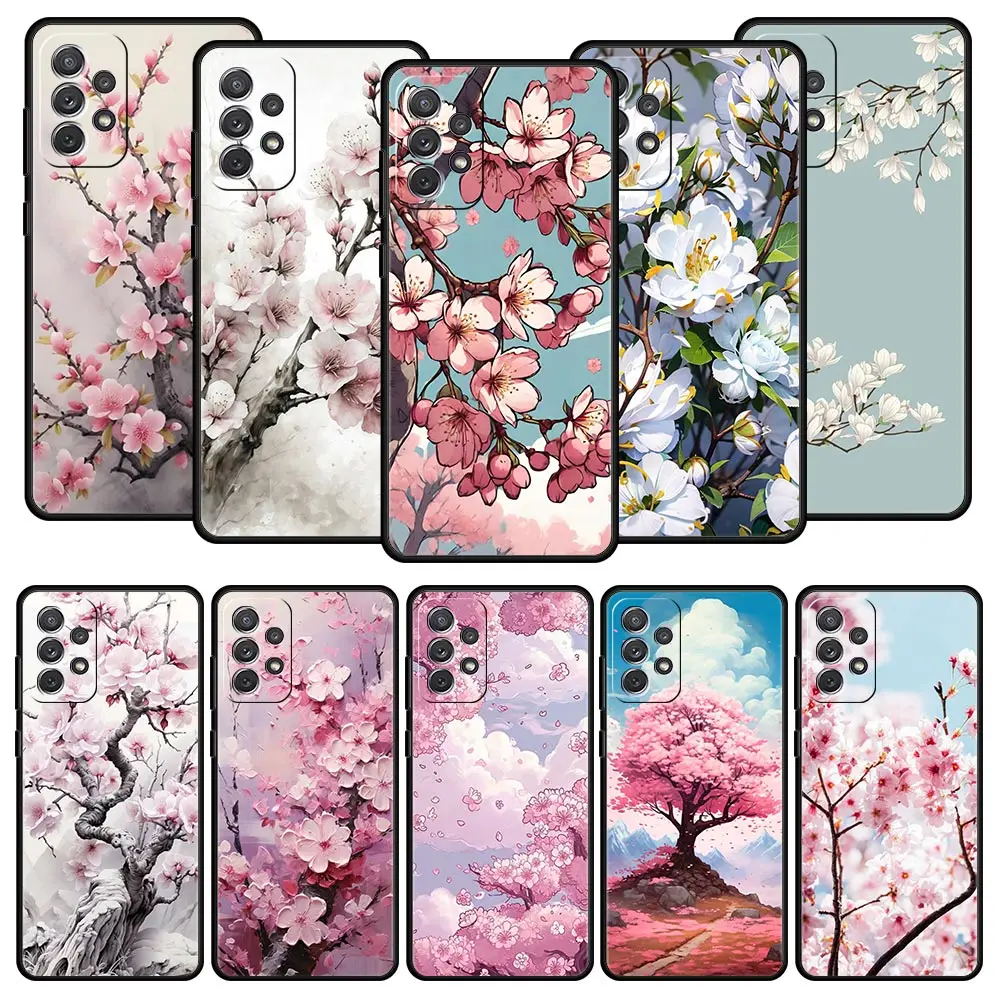 Cherry Blossom Tree Phone Case Cover - Elegant Protective Design