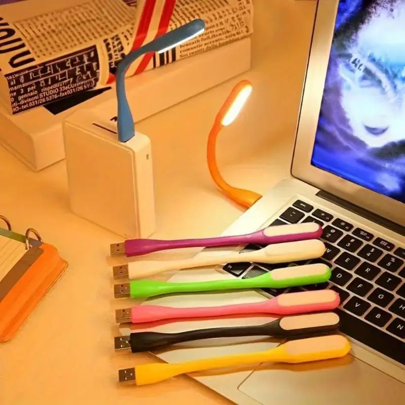 Mini USB LED Reading Lamp 5PC Portable Camping Night Light