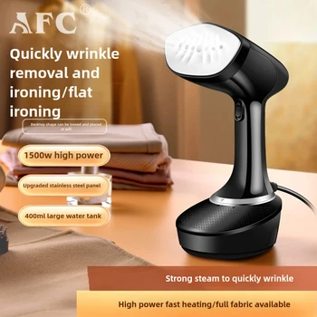 Ferro da appendere portatile da 1500 W Dispositivo per la rimozione rapida delle rughe da 400 ml per tutti i tessuti Compatto Facile da usare 1