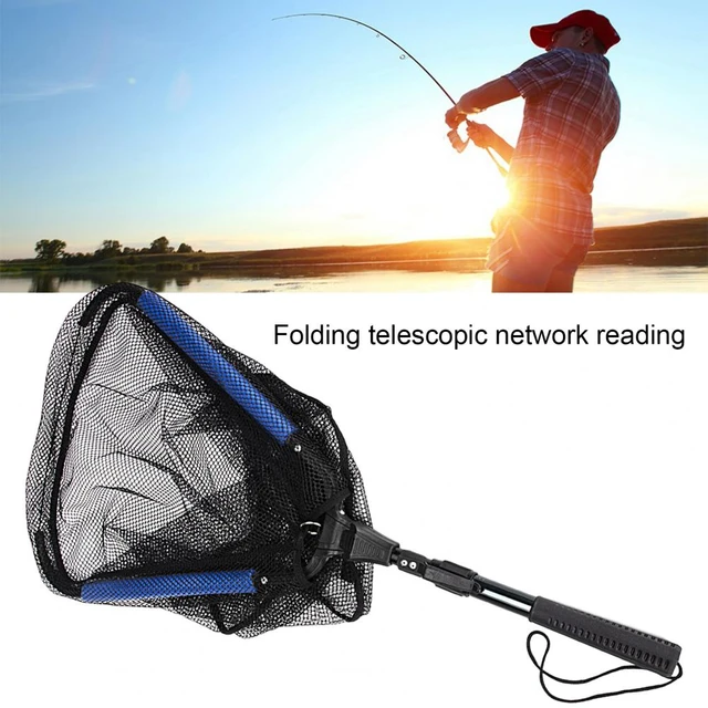 Nylon Useful Retractable Telescoping Fishing Net Fine Workmanship