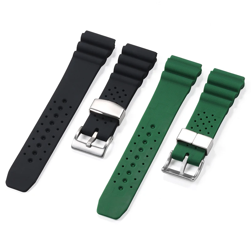 Durable Silicone Sports Watchband - Premium Diving Strap