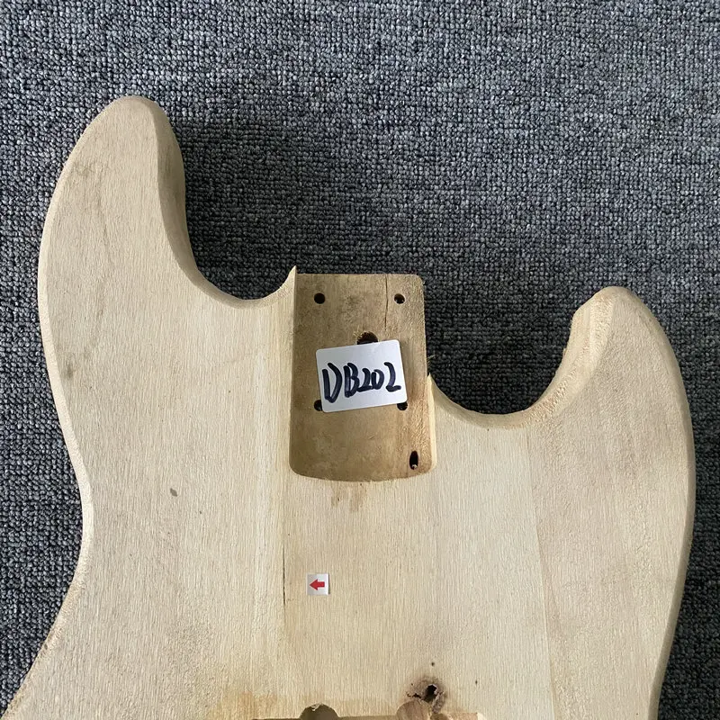 DB202 Jazz Bass No Paints Unfinished Bass Body in Solid Basswood