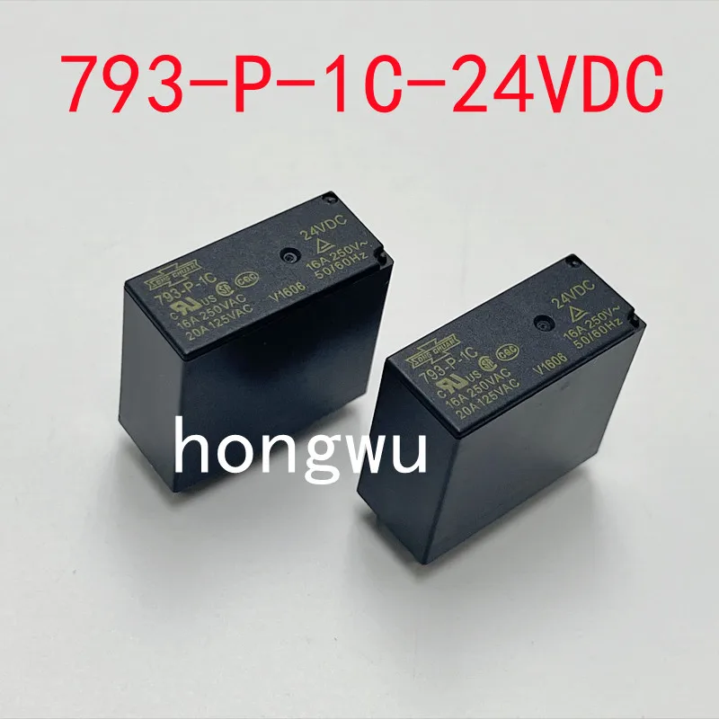 

100% оригинальное новое 2 шт. реле 793-P-1C-24VDC 16 А 8 контактов