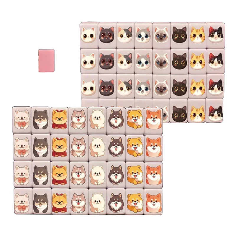 64 + 1 jeux de société de Mahjong d'évasion en bord de mer Tiktok carrelage 24mm Mahjong multi-style motif drapeau balle bataille chee jouets d'échecs pour adulte - AliExpress