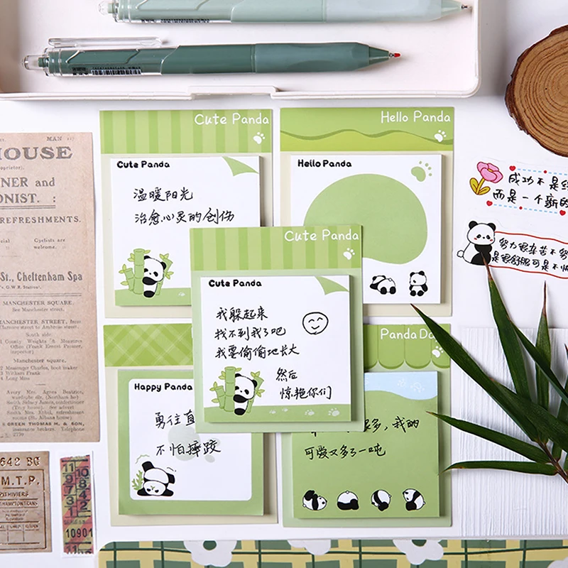 

Клейкие заметки в виде милой панды, школьные принадлежности для учеников начальной и средней школы, 30 шт.