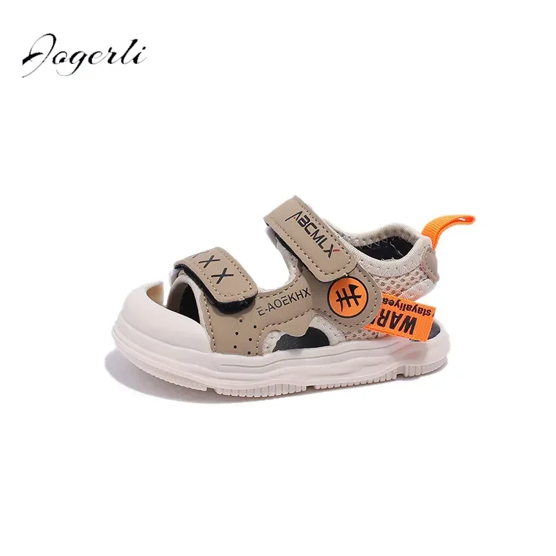 Kids Boys Sandals Summer New Children's Soft-soled Non-slip Beach Girl Shoes Toddler Baby Casual Sports Shoes Slipper Size 16-26