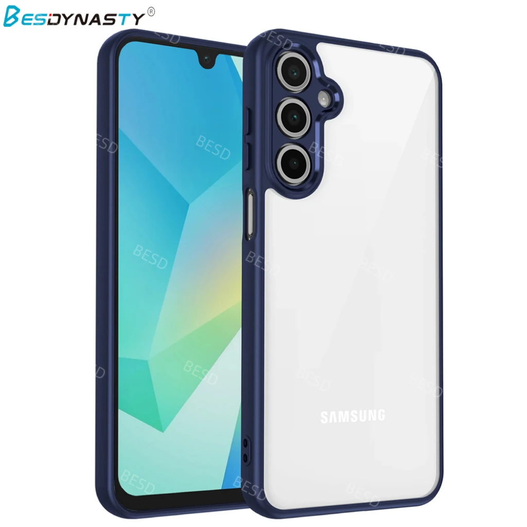 Luxury Matte Acrylic Clear Hard Phone Case Cover