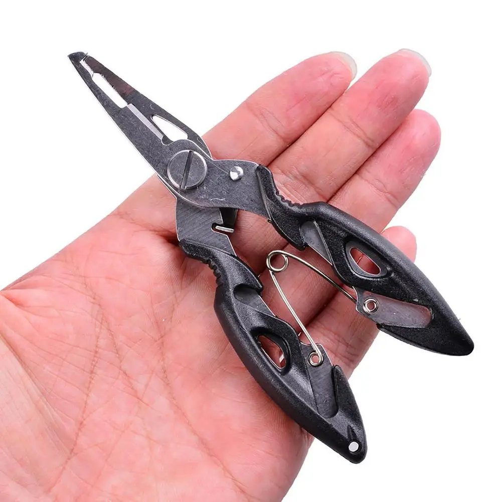 Fishing Pliers Set Multifunctional Stainless Steel Fishing Tongs Scissor  Line Cutter Hook Remover Tackle+Anti-lost String Tool