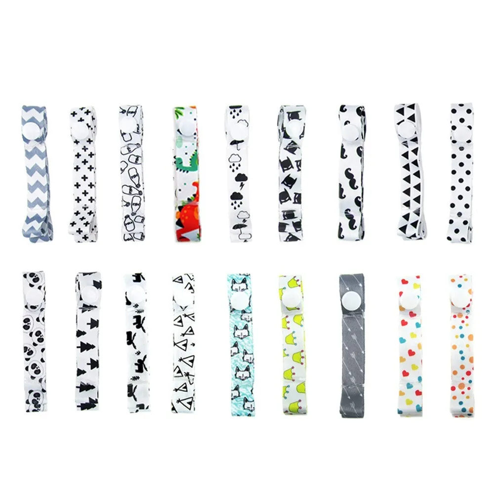 Anti Drop Hanger Belt 60cm*1.5cm Baby Toys Stroller Strap Fixed Car Pacifier Chain for Baby Supplies