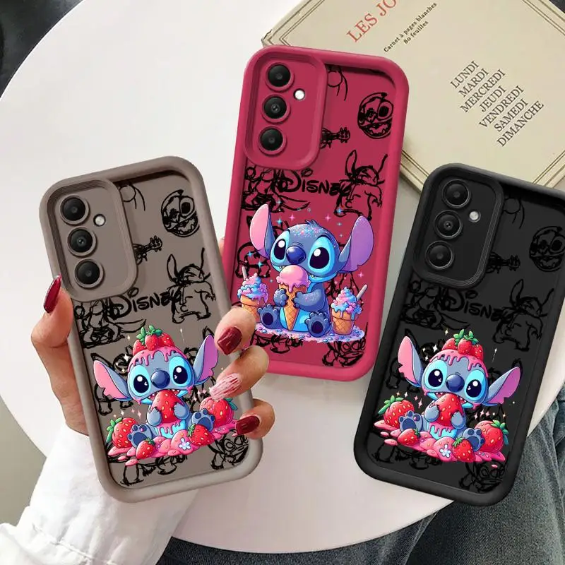 Cute Disney Stitch Case for Samsung Galaxy A24 A15 A54 A73 5G A25 A34 A13 A14 4G A23 A33 - Image 5