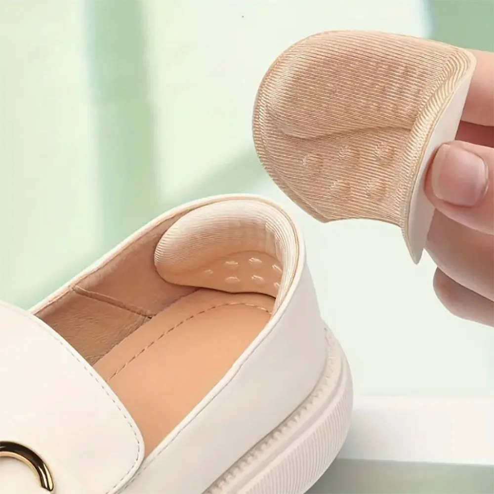 2/4pcs Shoes Heel Pad Insoles Patch Heel Pads Adjustable Size Pad Pain Relief Cushion Insert Insole Protector Stickers