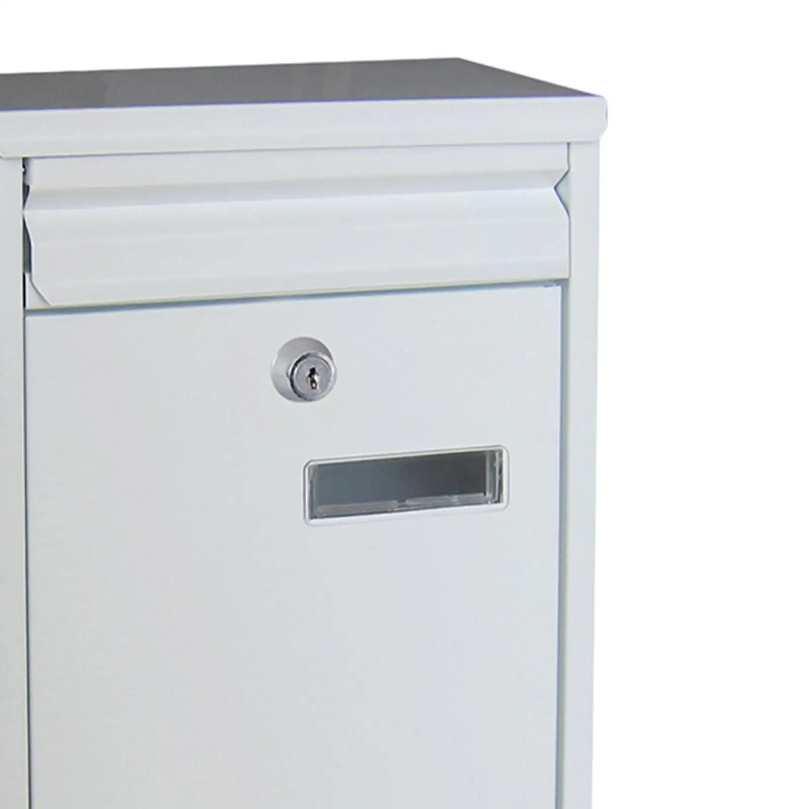 Wall Mounted Mailbox Rustproof Letterbox Metal Postbox Newspaper Holder Box for Front Door Porch Outdoor Home Office Decor
