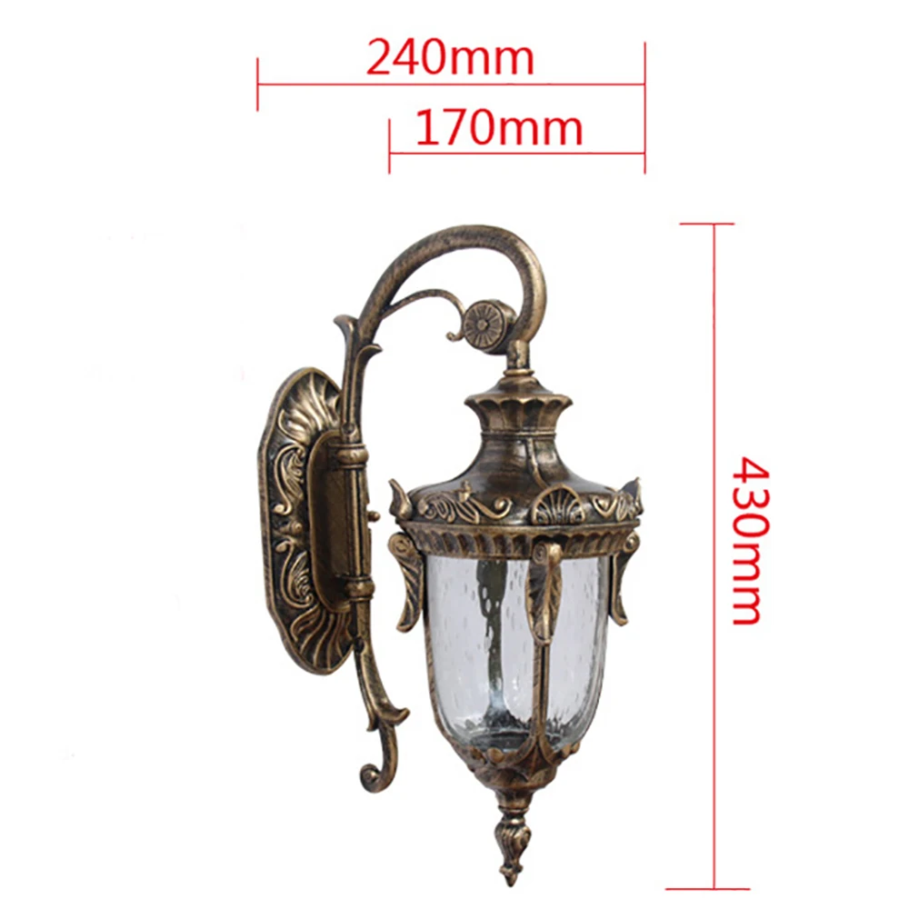European Vintage Outdoor Wall Sconce lamp