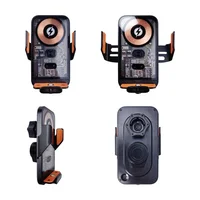 Support de téléphone portable pour voiture, chargeur sans fil 66W, Clip de ventilation Intelligent à infrarouge pour iPhone Samsung Xiaomi universel 5