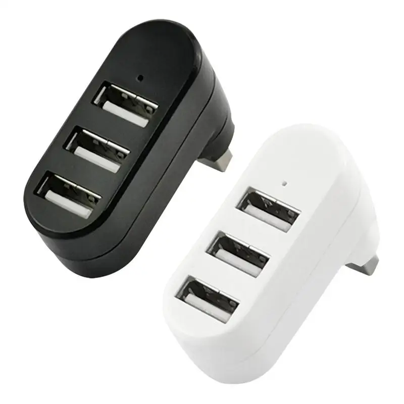 Flexible USB Port Splitter with 3 Ports