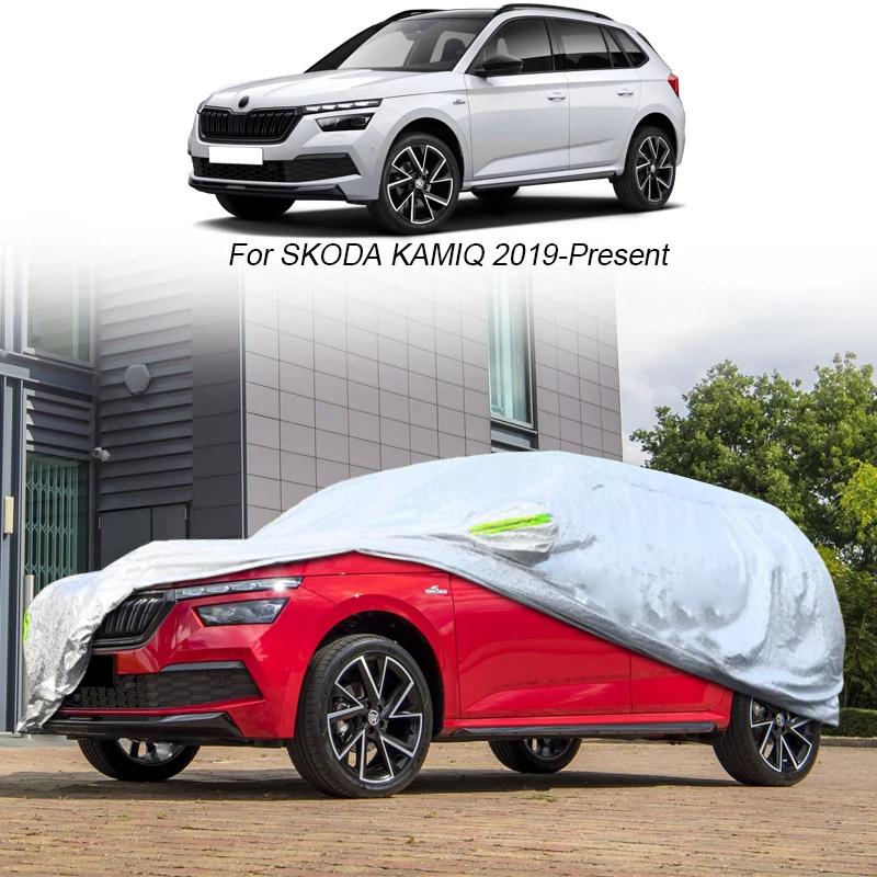 Full Car Cover Rain Frost Snow Dust Waterproof For Skoda ENYAQ Coupe IV  KAMIQ KAROQ KODIAQ GT KODIAQ YETI Anti-UV Cover Accessor - AliExpress