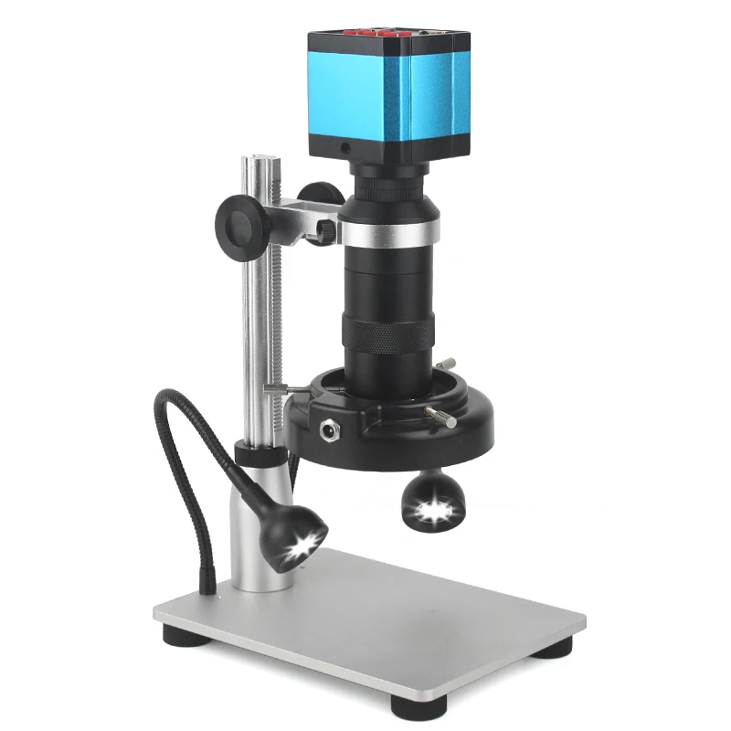 

1080P HDMI USB электронный цифровой видеомикроскоп камера 130X зум C крепление объектива светодиодный светильник ка для лаборатории печатной платы инструменты для ремонта телефонов